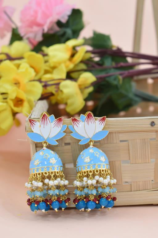 AVINTA SKY JHUMKA EARRING