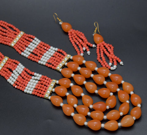 Orange Runi Necklace