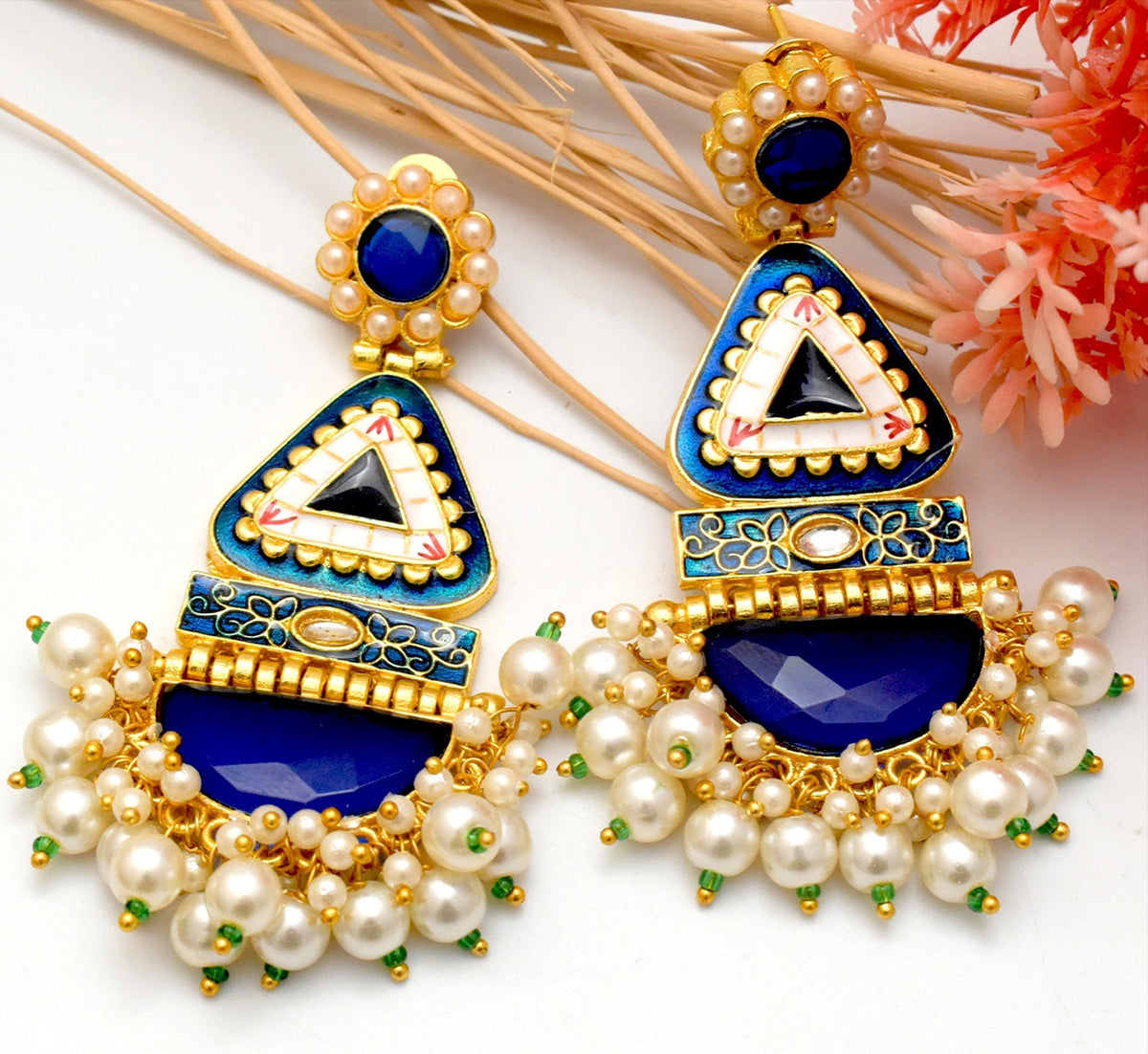 Blue Misha Dangel Earring